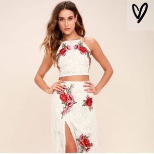 Take a vow Two piece lulus dress